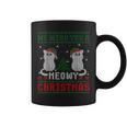 We Wish You A Meowy Cat Christmas Ugly Sweater Coffee Mug