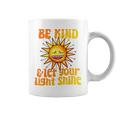 Be Kind And Let Your Light Shine Inspirational Women Girls Be Kind Funny Gifts Coffee Mug