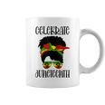 Black Messy Bun Junenth Celebrate Coffee Mug
