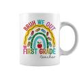 Bruh We Out Teachers 1St Grade Rainbow End Of School Year Coffee Mug