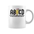 Cute Lightning Bolt Pencil Abcd Teacher Rocks Back To School Coffee Mug