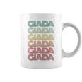First Name Giada Italian Girl Retro Name Tag Groovy Party Coffee Mug