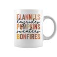 Flannels Hayrides Pumpkins Vintage Sweaters Bonfires Autumn Autumn Coffee Mug Flannels Hayrides Pumpkins Vintage Sweaters Bonfires Autumn Autumn Coffee Mug