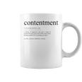 Contentment Quote Definition Coffee Mug