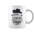Funny Cowgirl Gift Cowboy Boots Western Line Dancing Ladies Dancing Funny Gifts Coffee Mug