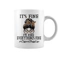 Funny Office Staff Its Fine Im Fine And Everythings Fine Coffee Mug