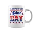 Happy Labor Day Fireworks And American Flag Labor Coffee Mug