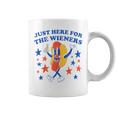 Hot Dog Im Just Here For The Wieners 4Th Of July Funny Coffee Mug