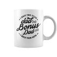 I Have Two Titles Dad And Bonus Dad Gift For Funny Step Dad Coffee Mug
