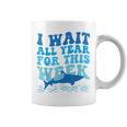 I Wait All Year For This Week - Funny Marine Shark Lover Coffee Mug