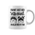 I'm Her Fan Proud Volleyball Auntie Volleyball Aunt Coffee Mug