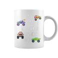 Kids 4 Year Old Monster Truck Birthday Party - Boy Or Girl Coffee Mug