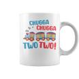 Kids Birthday 2 Year Old Gifts Chugga Two Two Party Theme Trains Coffee Mug