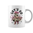 Let's Go Ghouls Cute Ghost Cowgirl Western Halloween Coffee Mug