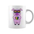 Lgbt Supporter Pig Rainbow Gay Pride - Lgbt Heart Animal Coffee Mug