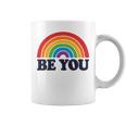 Lgbtq Be You Pocket Gay Pride Lgbt Ally Rainbow Flag Vintage Coffee Mug