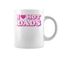 I Love Hot Dads Heart Bimbo Aesthetic Y2k Pink Coffee Mug