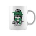 Messy Bun Sunglasses Support Squad Liver Disease Awareness Coffee Mug