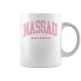 Nassau Bahamas Preppy Retro Throwback Pink Souvenir Coffee Mug