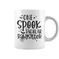 One Spooky Babysitter Scary Halloween Costume Spooky Coffee Mug