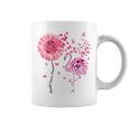 Pink Bird Flamingo Breast Cancer Awareness Coffee Mug