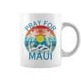 Pray For Maui Hawaii Wildflower Support Coffee Mug