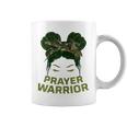 Prayer Warrior Ns Girls Camo Faith God Jesus Christian Faith Funny Gifts Coffee Mug