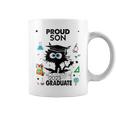 Proud Son Of A Class Of 2023 Graduate Cool Funny Black Cat Coffee Mug
