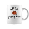 Pumpkin Halloween Hello Pumpkin Fall Thanksgiving Pocket Fall Thanksgiving Coffee Mug