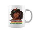 Remembering My Ancestors Junenth Girl Afro Black Kids Coffee Mug