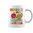 Retro Groovy Schools Out For Summer Graduation Teacher Kids Coffee Mug