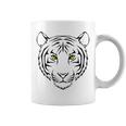 Tiger Orange Tiger Print Face Tiger Head Coffee Mug
