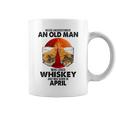 Never Underestimate An Old April Man Who Loves Whiskey Coffee Mug