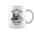 Never Underestimate Old Man Ride Motorcycle Rider Biker Coffee Mug