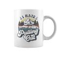 Vintage Truck Towing Boat Captain Funny I Hate Pulling Out Coffee Mug
