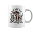 Western Christian Boho Faith Cross Desert Sunset Good Lord Faith Funny Gifts Coffee Mug