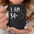 I Am 34 Plus 1 Middle Finger For A 35Th Birthday For Women Coffee Mug Unique Gifts