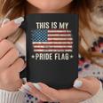 4Th Of July Patriotic This Is My Pride Flag Usa American Coffee Mug Unique Gifts