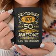 50 Years Old Vintage September 1973 50Th Birthday Coffee Mug Unique Gifts