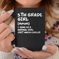 5Th Grade Girl Definition Funny Back To School Student Coffee Mug Unique Gifts