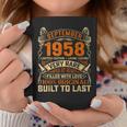 65 Year Old Born In September 1958 Retro 65Th Birthday Coffee Mug Unique Gifts
