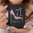71 & Fabulous 71 Years Old And Fabulous 71St Birthday Coffee Mug Unique Gifts