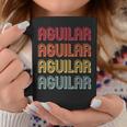 Aguilar Surname Retro Vintage Birthday Reunion Coffee Mug Unique Gifts