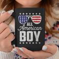 All American Boy 4Th Of July Sunglasses Usa Flag Boys Kids Coffee Mug Unique Gifts