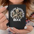Anatolian Shepherds Rock Cool Dog Trio Playing Guitar Coffee Mug Unique Gifts