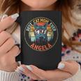 Angela Best Cat Mom Ever Custom Personalized Name Coffee Mug Unique Gifts