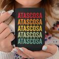 Atascosa County Texas Rainbow Text Coffee Mug Unique Gifts