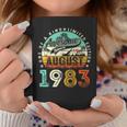 August 1983 Vintage 40 Years Old Retro 40Th Birthday Gifts 40Th Birthday Funny Gifts Coffee Mug Unique Gifts