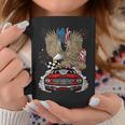 Auto Racing 4Th Of July Eagle Usa Flag Dragster Race Coffee Mug Unique Gifts
