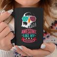 Awesome Like My Daughter Funny Fathers Day & 4Th Of July Funny Gifts For Daughter Coffee Mug Unique Gifts